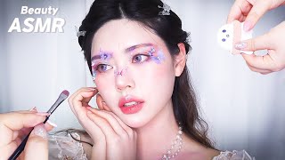 ASMReng 몽환적인 나비 요정 메이크업 Dreamy butterfly fairy makeup [upl. by Oria8]