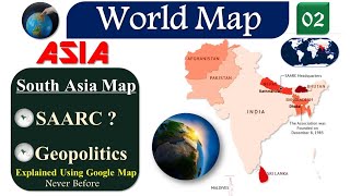 Asia Continent  World Mapping  Episode 02  World Geography Gk SSC CGL BankingSSC GD UPSCCHSL [upl. by Nosemyaj]