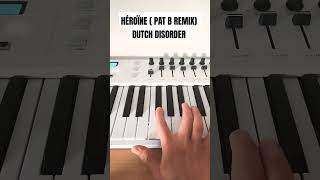 Dutch Disorder  Heroine  Piano Easy Tutorial For beginners shorts piano youtubeshorts viral [upl. by Niac]