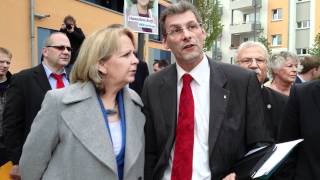 Hannelore Kraft  SPD  Köln Vingst 2742012 Besichtigung Neubau Sanierung GAG [upl. by Eckhardt]