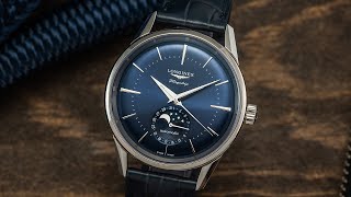 A New Moonphase Watch From Longines With Stellar Looks  Flagship Heritage Moonphase [upl. by Gavan]