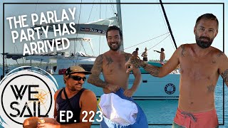 WE Take The Crew of Parlay Revival Diving with Sharks  Episode 223 [upl. by Nadoj]