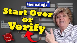 Start Over or Verify Your Family Tree [upl. by Krik]