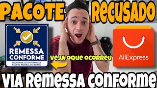 URGENTE 🚨 ALFÂNDEGA RECUSOU MEU PACOTE COMPRADO VIA REMESSA CONFORME DO ALIEXPRESS  ENTENDA [upl. by Haduhey]