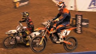 FAST LAP Travis Sewell  Friday Qualifying  Baltimore  AMSOIL Arenacross [upl. by Soilissav]