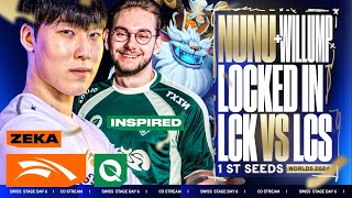 NUNU LOCKED IN VS THE BEST LCK TEAM  HLE VS FLY WORLDS 2024  CAEDREL [upl. by Nnoryt]