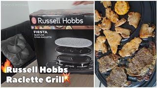 Russell Hobbs Raclette Grill unbox amp quick test [upl. by Piderit627]