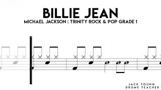 Billie Jean Trinity Rock amp Pop Drums Grade 1 OLD [upl. by Jewett310]