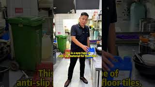 One trick to solve the problem of slippery floors in catering kitchens Antislip kitchen FOOD [upl. by Ynnal]