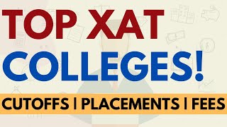 XAT best colleges Top Colleges to apply through XAT  Cutoffs Placements Fees Salary [upl. by Amiarom900]