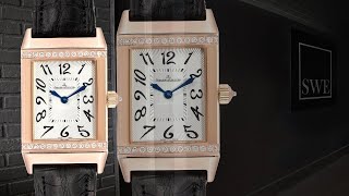 Jaeger LeCoultre Reverso Duetto Classique Rose Gold Diamond Watch 256275  SwissWatchExpo [upl. by Deborah547]