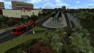 OMSI 2 Addon Project Gladbeck – Official Trailer English [upl. by Hgielsel]