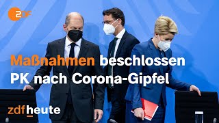 Das sind die neue CoronaMaßnahmen Die Pressekonferenz von Bund und Ländern [upl. by Geehan]