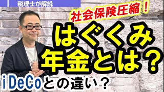 【社会保険圧縮】はぐくみ企業年金は怪しくない！メリット・デメリットiDeCoとの併用は？将来の年金は減るのか？ [upl. by Elfie41]