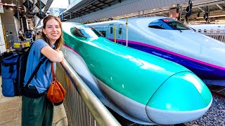 Riding Japans Bullet Train 🚅  Epic Train Journey from Tokyo to Hokkaido on the Shinkansen 🇯🇵 [upl. by Craig]