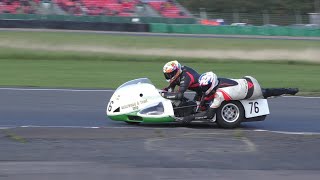 Classic Sidecar Racing  CRMC Croft 2022  High Speed Classic Motorsport [upl. by Goodden552]