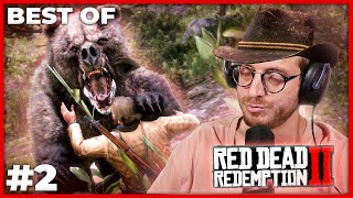 Je joue les yeux fermés oups un ours Best of RDR2 2 [upl. by Tarfe]