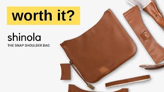 Is Shinola Worth It The Snap Shoulder Bag Review  Leather Deconstruction [upl. by Aiceled]