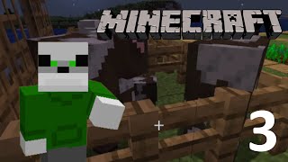 Minecraft EP3 Farmiliar Animals [upl. by Hollington]