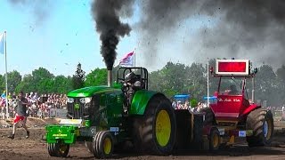 Trekkertrek Vlagtwedde 5 juni 2016 op het landbouwbeurs terrein [upl. by Ahtanamas]