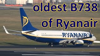 Oldest Ryanair Boeing 737800 which is in service  Berlin SXF [upl. by Oralie]