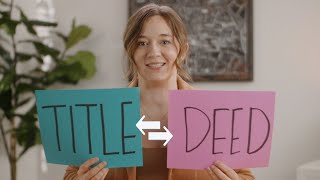 Title vs Deed Dont Get These Legal Concepts Confused [upl. by Ranna]