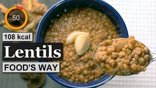 Lentils recipe  Ingredients calories  Greek Food’s Way [upl. by Norword122]