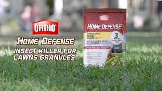 How to Kill Insects in Your Lawn with Ortho® Home Defense Granules [upl. by Ardnasella]