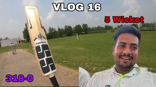 RecordBreaking Batting Performance 318 Runs In 25 Overs  6 Sixes In 6 Balls  Cricket Vlog [upl. by Thecla]