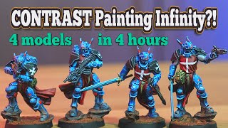 How to Paint PanOceania Hospitaller Knights  Military Orders  Corvus Belli Infinity [upl. by Oelc610]