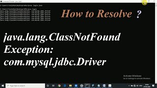 How to fix com mysql jdbc Driver Error ClassNotFoundException [upl. by Ylellan]