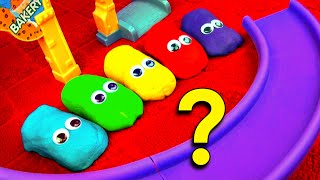 Play Doh Cars Hide and Seek Game amp Play with Toy Cars Best Learning Video for Kids [upl. by Adiesirb]