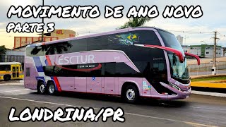 SUPER MOVIMENTAÇÃO NA RODOVIÁRIA DE LONDRINAPR  MOVIMENTO DE ÔNIBUS DAS 630 ÀS 700 [upl. by Romeon]