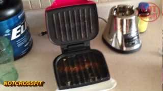 Super easy way to clean a forman grill [upl. by Rramo]