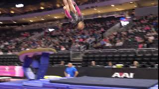 Haleigh Bryant  Vault – 2020 Nastia Liukin Cup [upl. by Anerbes]