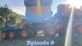 Episode 8 Monster Trucks Visit The Big Rigs [upl. by Auqinaj703]