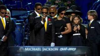 Jermaine Marlon amp Paris Jacksons Tears amp Heartbreaking Words at Michaels Memorial Service [upl. by Stanleigh442]