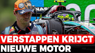 Verstappen krijgt nieuwe power unit Hamilton snelste in Barcelona  GPFans News [upl. by Domella89]