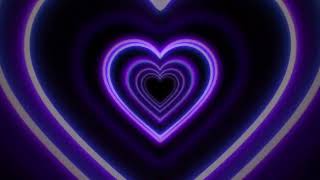 Heart Colorful Background HD  Changing Colors Heart Tunnel LED Lights Video Trend  Backdrop [upl. by Ilil35]