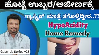 Hyperacidity Home Remedies in Kannada [upl. by Valdis844]