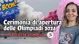 CERIMONIA GIOCHI OLIMPICI Parigi 2024  cosa rappresenta la mascotte  storia arte [upl. by Lelith106]