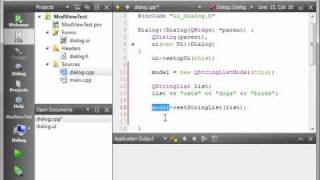C Qt 47  Intro to model view programming [upl. by Emiaj715]