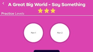 Playing Say Something by A Great Big World on Simply Piano  Screen Recording Tutorial [upl. by Olsson]