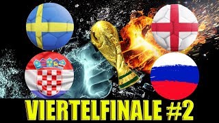 WM Tipps Viertelfinale Vorhersagen  WettPrognosen für England  Schweden  Russland  Kroatien [upl. by Rheingold]