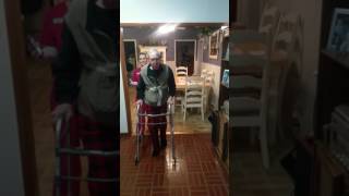 Gait training for Parkinsonss patient using music [upl. by Tracie]