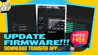 Elektron Digitakt II  Easily Update Firmware Using Transfer App [upl. by Hanan]