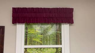 Rod Sleeve Topper Valance [upl. by Demetri]