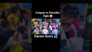 Uruguay vs Colombia Copa America semifinal fight Darwin Nuniz fight [upl. by Joanne673]