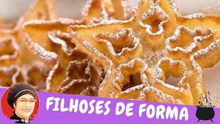 🔥 Filhóses de forma  Rosetas doces  Rosettes  Buñuelos de Viento [upl. by Yntirb]