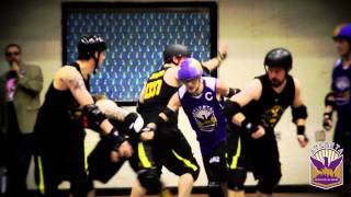 Atlanta Mens Roller Derby Highlights [upl. by Akinor]